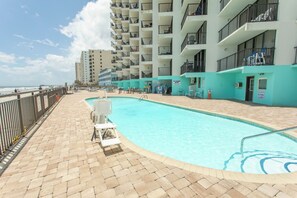 Indoor pool, a heated pool