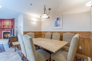 Dining - Family and Pet-Friendly 2-Bedroom Condo With Pool, Hot Tub, Fire Pit Access (Mountain Village)