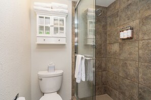 Hair dryer, towels
