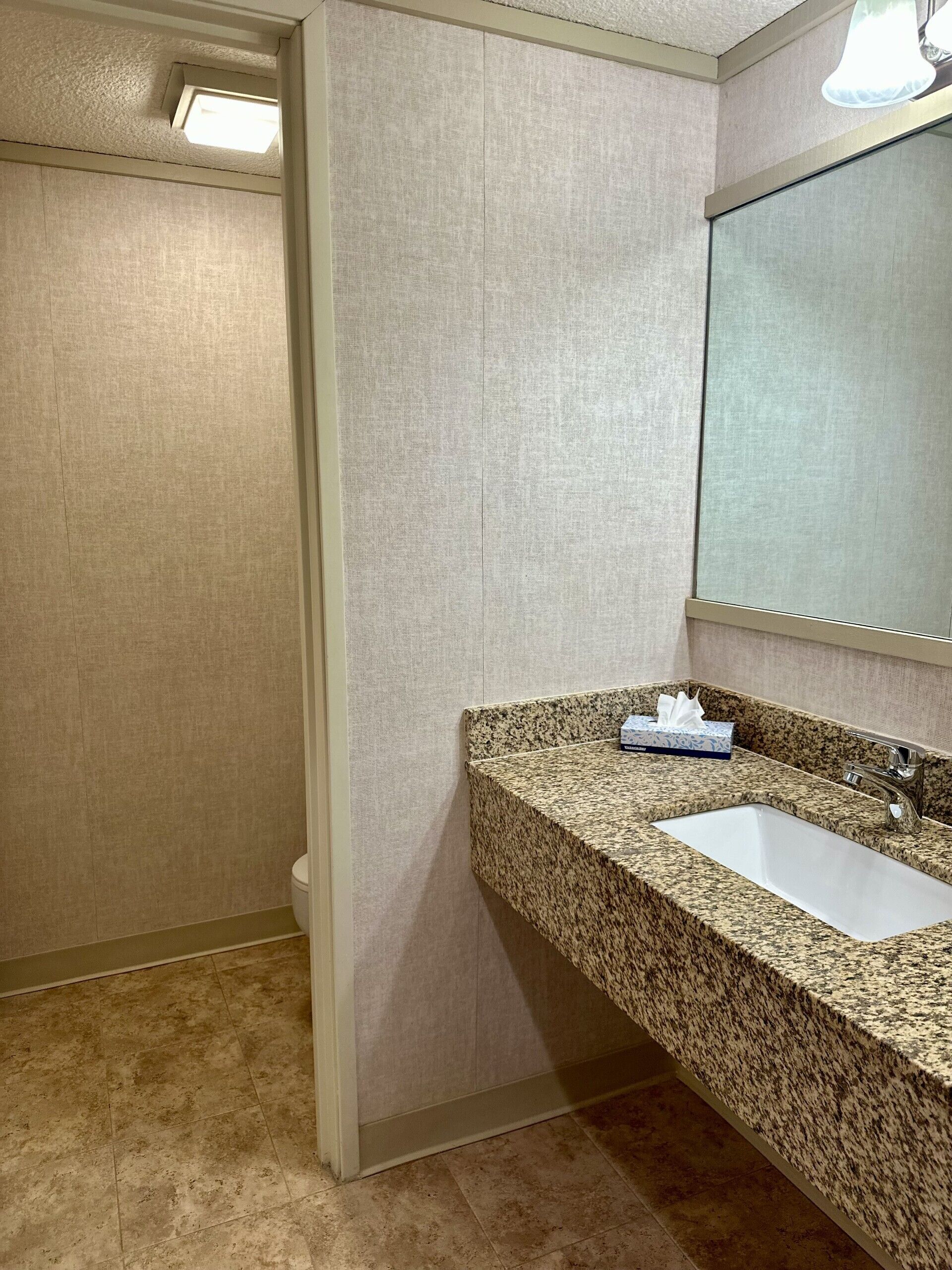 Hair dryer, towels