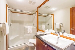Shower, hair dryer, shampoo - Ski Home, Free Shuttle, Communal Hot Tub (Whistler)