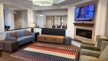 Sittområde i lobbyn