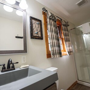 Hair dryer, towels