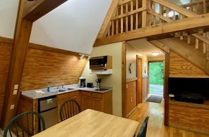 Fridge, microwave, coffee/tea maker, toaster - A-Frame #07 - Hosted by The Chalets (Logan)