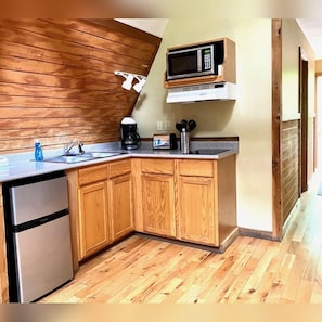 Fridge, microwave, coffee/tea maker, toaster - A-Frame #03 - Hosted by The Chalets (Logan)