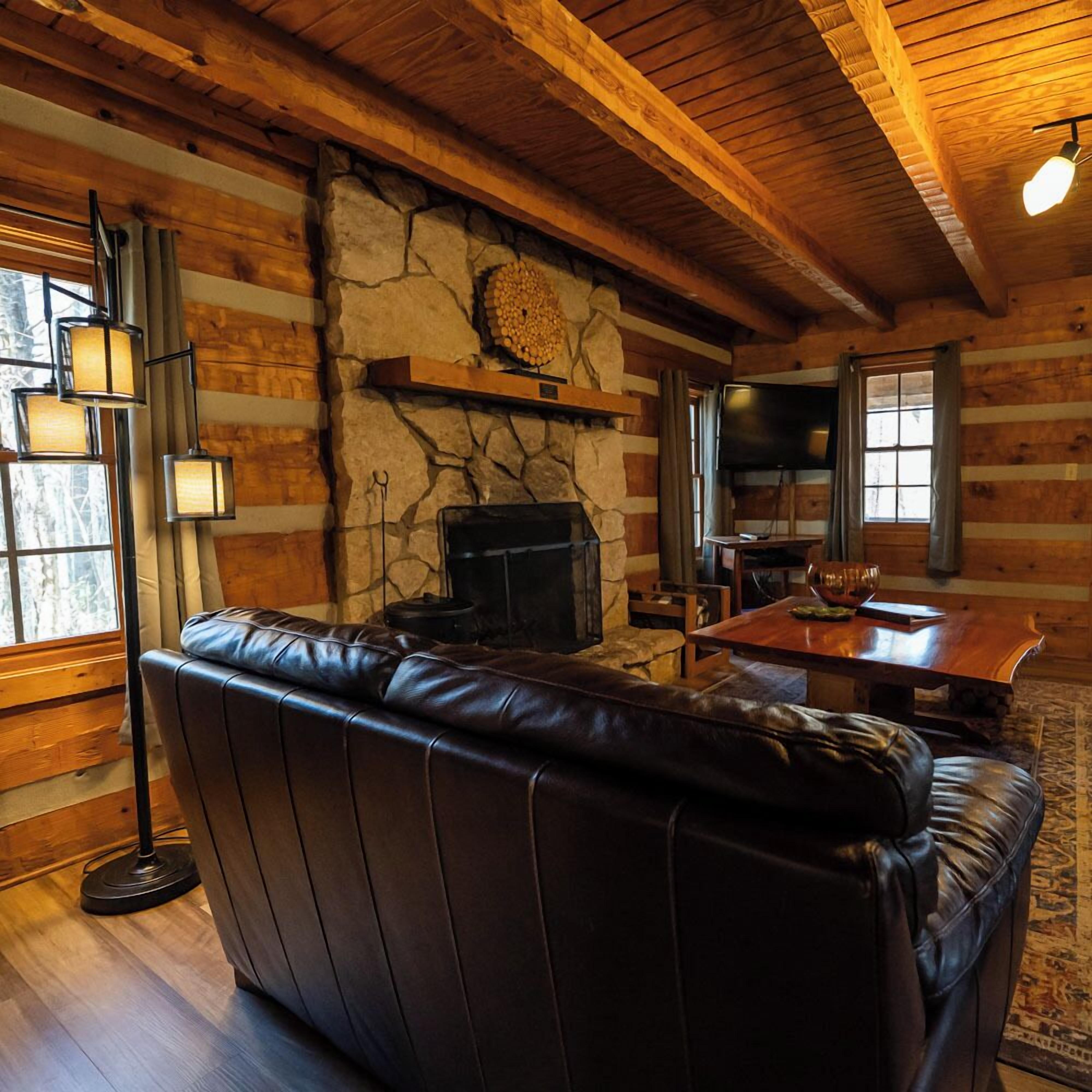 Smart TV, fireplace, DVD player