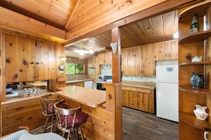 Fridge, microwave, oven, stovetop - Tranquil "Lazy Bear Cabin"of Fern Valley with Spa! (Idyllwild)