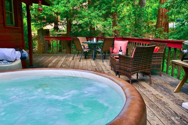 Hang out in the spa after a long day of hiking. - Hang out in the spa after a long day of hiking.