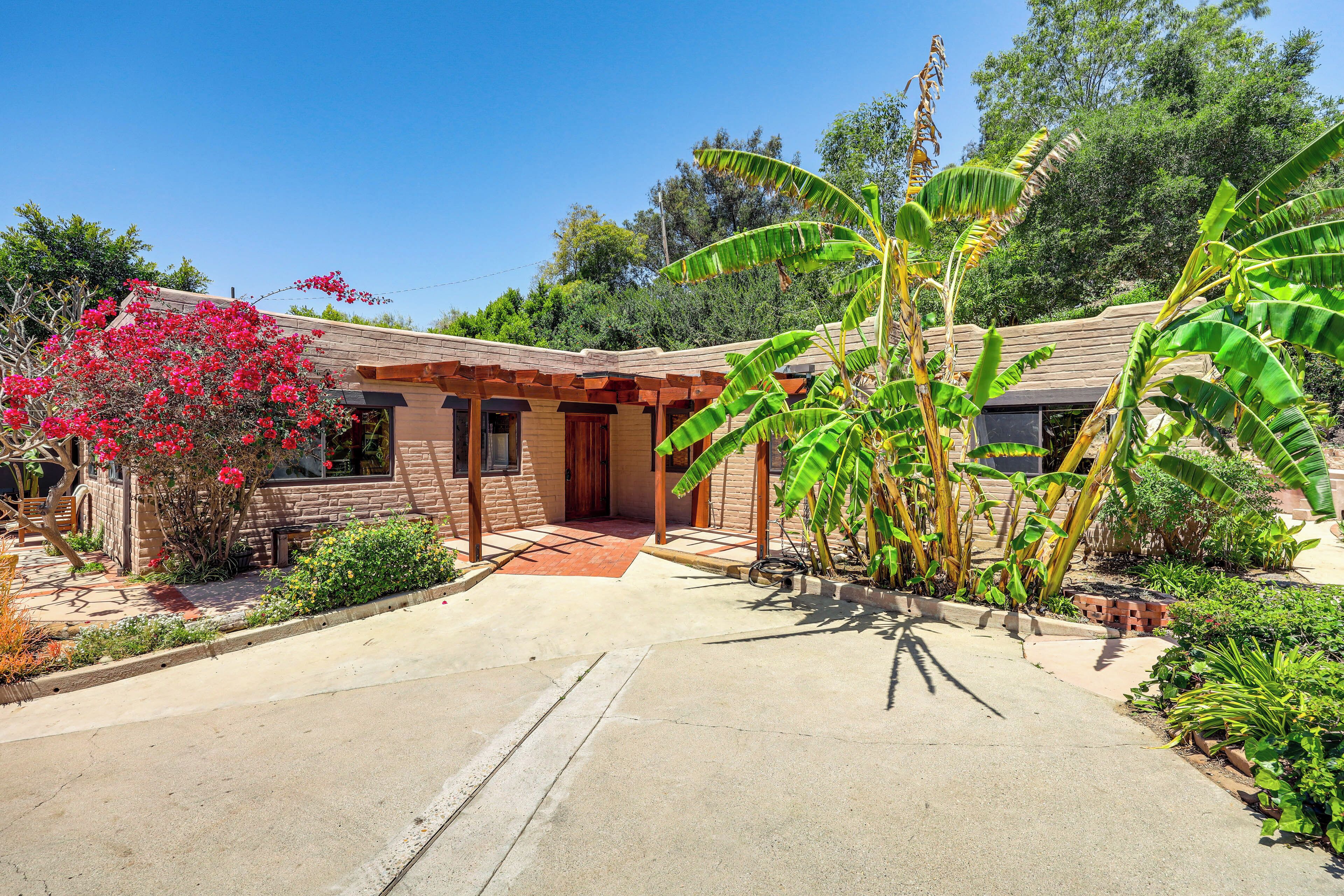 Montecito Adobe Home w/ Ridge & City Skyline View