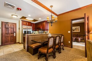 Living room / family area flows in the dining area, which can easily seat seven (7) people.