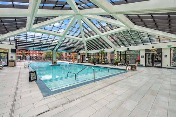 Indoor pool, outdoor pool