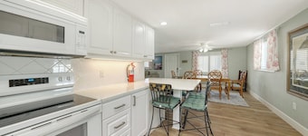 4BR Coastal Cottage w/ Heated Private Pool | 1 Block to Bean Point Beach | Dog Friendly *(See Note) !