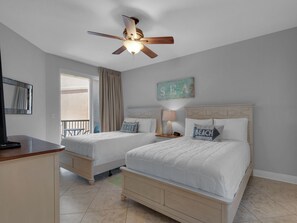 2 bedrooms, desk, iron/ironing board, free WiFi