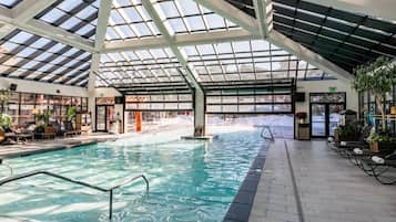 Indoor pool, outdoor pool