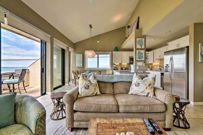 TV, DVD player, music library