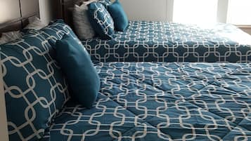 5 dormitorios, tabla de planchar con plancha, wifi gratis y ropa de cama