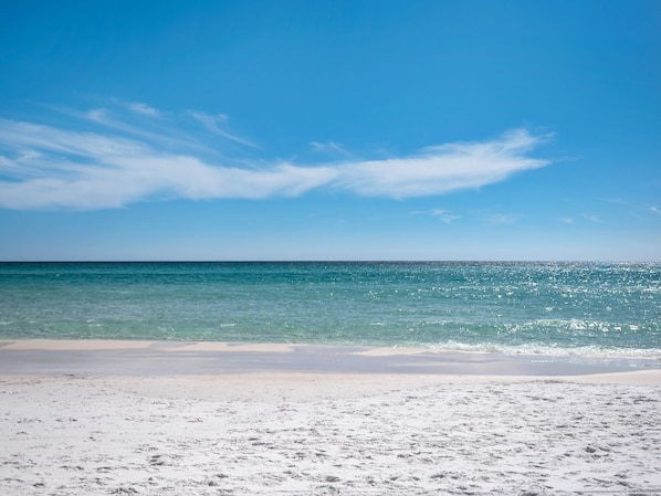 On the beach