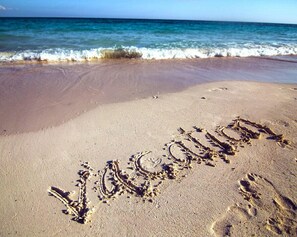 On the beach
