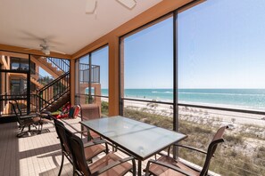 Dining - Bradenton Beach Club unit D | 3/2 Beach Front Condo (Bradenton Beach)