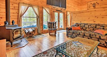 Lakefront Cabin w/ Private Deck, Dock & Fire Pit!