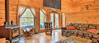 Lakefront Cabin w/ Private Deck, Dock & Fire Pit!