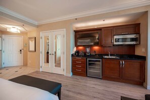 Microwave, stovetop, coffee/tea maker, toaster - Iconic Vegas Views | No Resort Fee • Balcony • Pool Access (Las Vegas)