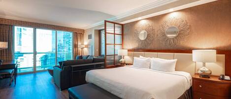 1 bedroom, desk, iron/ironing board, WiFi