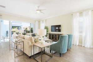 TV, video game console, DVD player