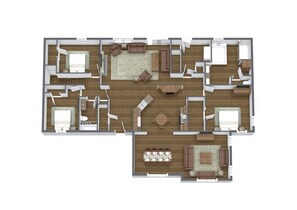 Floor plan - Chocolate Moose Lodge @ Spring Brook Resort (Wisconsin Dells)