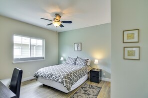 2 habitaciones, tabla de planchar con plancha, internet y ropa de cama 