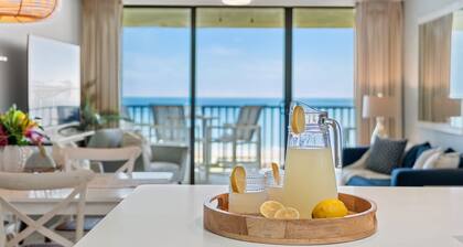 Oceanfront Penthouse Condo Avec Double Grand Balcon