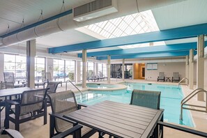 Indoor pool, a heated pool