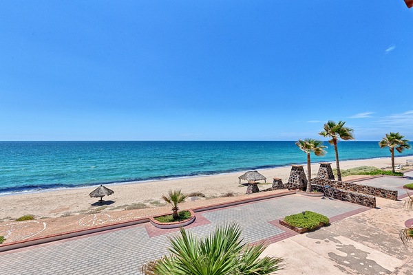 Accommodatie ligt op het strand