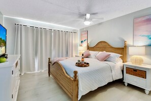 3 habitaciones, tabla de planchar con plancha y cuna de viaje 
