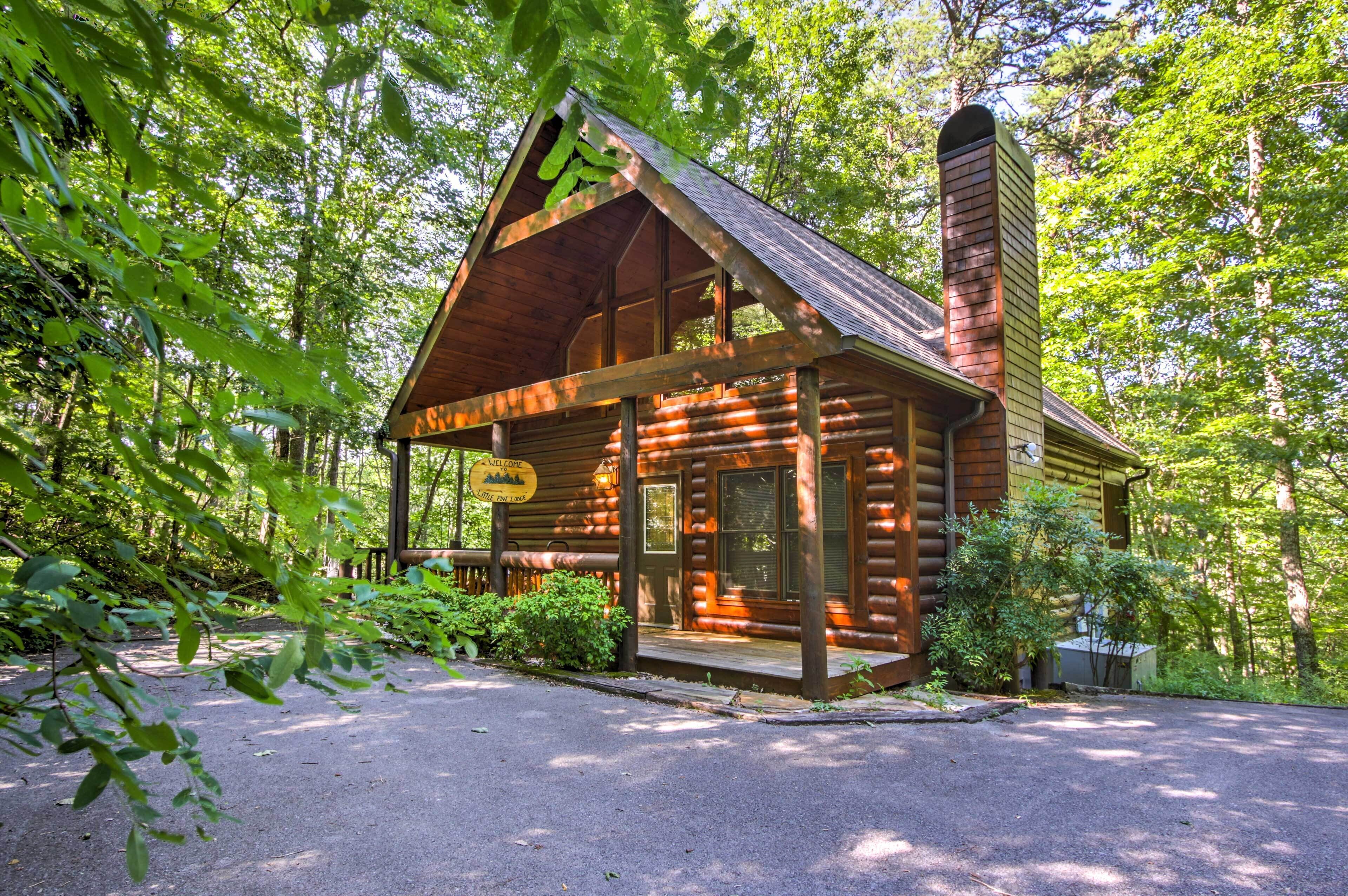 Rustic Smoky Mountain Cabin w\/ Hot Tub & Fireplace