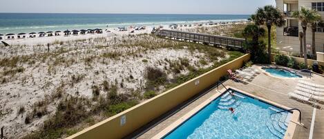 Una piscina climatizada