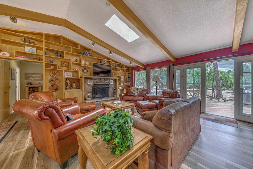 Hot Tub, Deck & Fireplace At Rustic Alto Cabin! - Ruidoso, NM