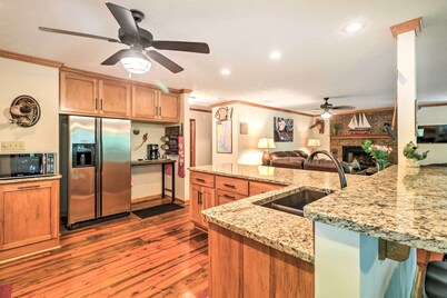 Waterfront West Point Lake Cabin w/ Private Dock!