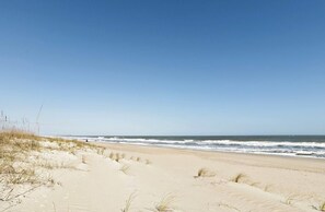 On the beach