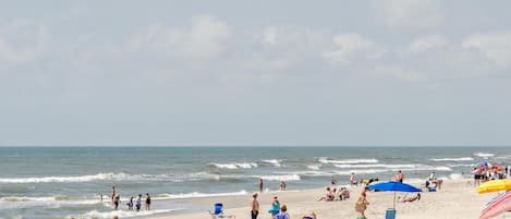 On the beach