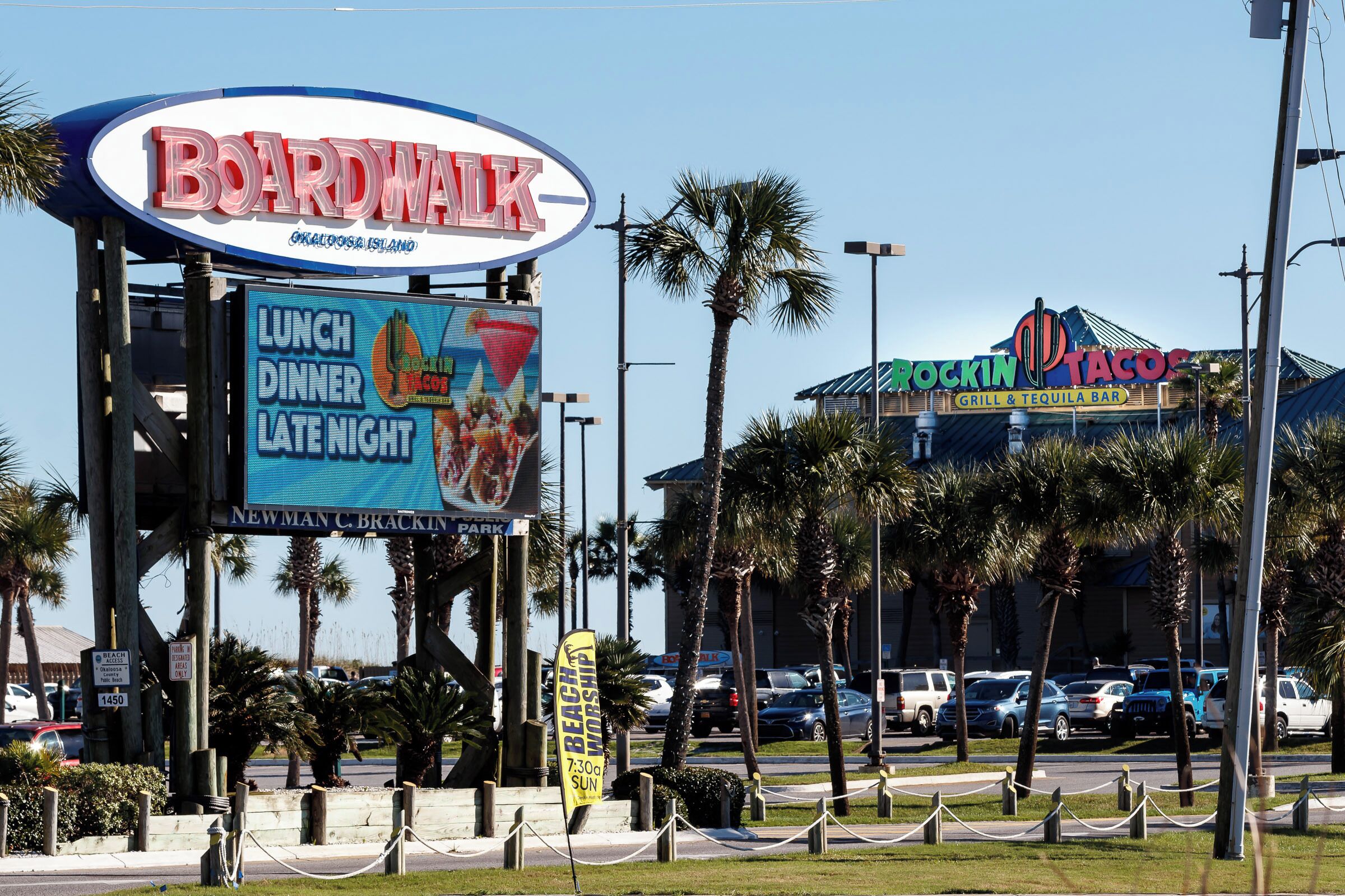 Local Area Attraction - The Boardwalk - Fort Walton Beach Fishing Pier and Restaurants are right on the beach along with your condo rental through Brooks and Shorey Resorts.