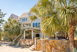 Exterior - Doggone Perfect - Village at Nags Head, Soundfront, Golf Course View, Pool, Hot Tub, Pets OK (Nags Head)