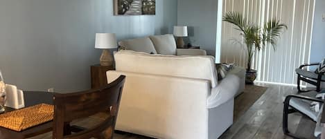 TV, DVD player, books