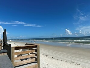 On the beach