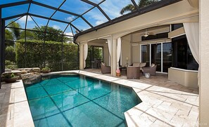 Una piscina riscaldata