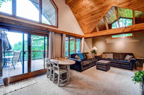 Waterfront Highland Lake Home w/ Deck + Dock