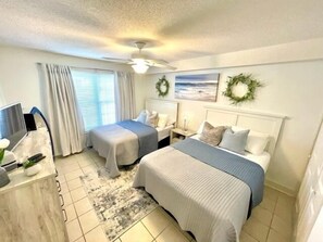 2 bedrooms, iron/ironing board, free WiFi, bed sheets