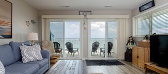 Spektakulære udsigt på den sydlige ende af Kure Beach