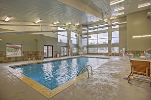 Una piscina riscaldata