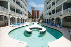 Pool - Walk to Waves, Rides & Bites – Stay in the Action! (Myrtle Beach)